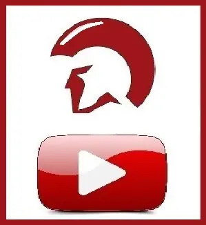 Red Centurion Video Play Icon shine 1
